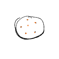 cookie drawing by player-effmw10ix in Artbitrator