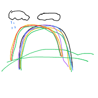 rainbow drawing by player-1mjo2y054 in Artbitrator