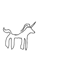 unicorn drawing by player-6azt2ums5 in Artbitrator