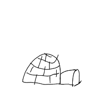 igloo drawing by player-d8y0y69e8 in Artbitrator