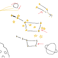 constellation drawing by player-ov2hrqssx in Artbitrator