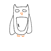 owl drawing by player-ov2hrqssx in Artbitrator