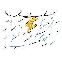 thunderstorm drawing by player-79364qps9 in Artbitrator