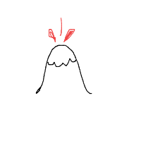 volcano drawing by player-7emrl0xyw in Artbitrator