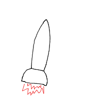 rocket drawing by player-qeg7rvuya in Artbitrator