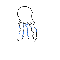 jellyfish drawing by player-sojra2f5o in Artbitrator