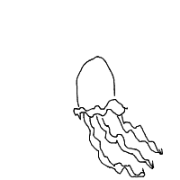 jellyfish drawing by player-tstshvey2 in Artbitrator
