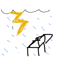 thunderstorm drawing by player-7vtgni0ya in Artbitrator