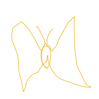 butterfly drawing by player-audztiai6 in Artbitrator