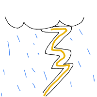 thunderstorm drawing by player-8tkor4vdb in Artbitrator