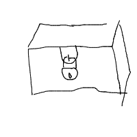 treasure chest drawing by player-ba57ya0ik in Artbitrator