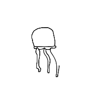 jellyfish drawing by player-qto1r5gxx in Artbitrator
