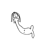 mermaid drawing by player-yxms2foxh in Artbitrator