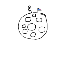 moon landing drawing by player-lkhz5ie47 in Artbitrator