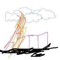 thunderstorm drawing by player-244rp2o56 in Artbitrator
