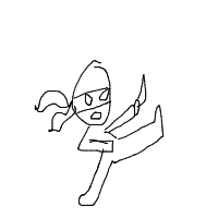 ninja drawing by player-owomh22db in Artbitrator