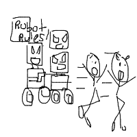 robot uprising drawing by player-owomh22db in Artbitrator