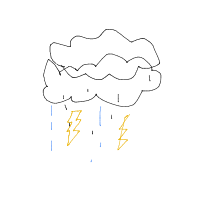 thunderstorm drawing by player-9sptpgjuu in Artbitrator