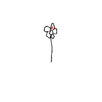 flower drawing by player-n7utwvnru in Artbitrator