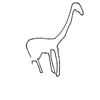 giraffe drawing by player-fmpij52qp in Artbitrator