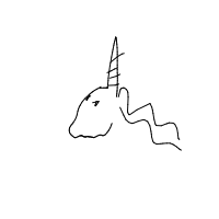 unicorn drawing by player-i0zzpbhol in Artbitrator