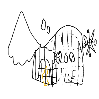 igloo drawing by player-50emoyzrv in Artbitrator
