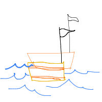 sailboat drawing by player-x1p86748r in Artbitrator