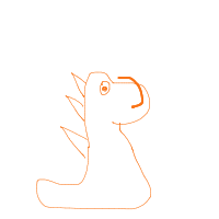 dinosaur drawing by player-x1p86748r in Artbitrator