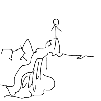 waterfall drawing by player-d88kdwt7f in Artbitrator