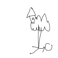 treetop house drawing by player-d88kdwt7f in Artbitrator