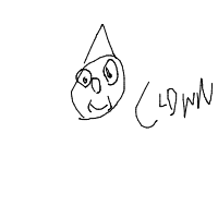 clown drawing by player-epizv58eb in Artbitrator