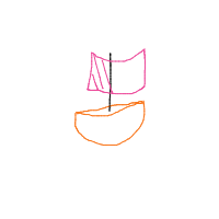 sailboat drawing by player-k4r69wktp in Artbitrator