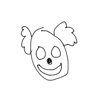 clown drawing by player-v0vppac4a in Artbitrator