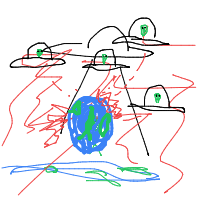 alien invasion drawing by player-5lkmbpt5b in Artbitrator