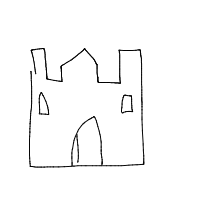 castle drawing by user_321lXBzF3eqLcqBa3ptEdKmb4hF in Artbitrator