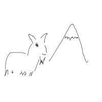 mountain goat drawing by player-f29k46pdd in Artbitrator
