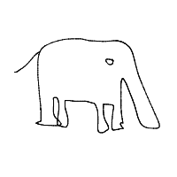 elephant drawing by player-oeh6sn00a in Artbitrator
