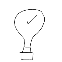 hot air balloon drawing by player-swt5kr0ow in Artbitrator