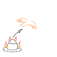 phoenix rising drawing by player-6g9q7v8jo in Artbitrator