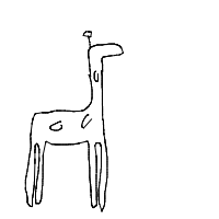 giraffe drawing by player-5dn2kb4ph in Artbitrator