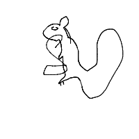squirrel drawing by player-lq2uxnwsk in Artbitrator