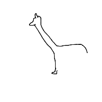 giraffe drawing by player-2ljhdxeyt in Artbitrator