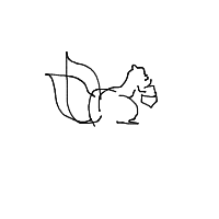 squirrel drawing by player-2ljhdxeyt in Artbitrator