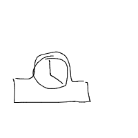 clock drawing by newaccount in Artbitrator