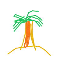 palm tree drawing by player-6iae7u537 in Artbitrator
