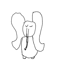 elephant drawing by guest-os4gat0il in Artbitrator