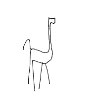 giraffe drawing by guest-os4gat0il in Artbitrator
