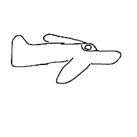 plane drawing by emlyn in Artbitrator