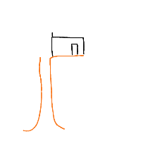treetop house drawing by newaccount in Artbitrator
