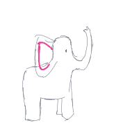 elephant drawing by guest-14gmxge91 in Artbitrator